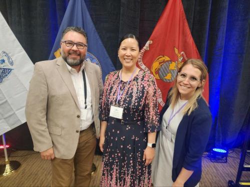 Nicola Winkel with Arizona Coalition for Military Families at their annual conference